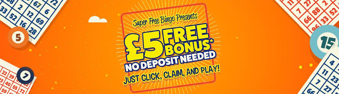 Claim up to £10 Free Bingo* No Deposit with Super Free Bingo